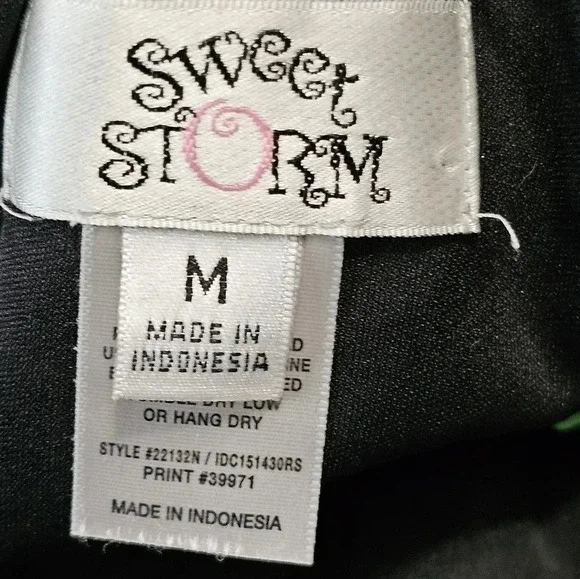 Sweet Storm Womens Medium Chevron Halter Maxi Dress Green Blue Ombre Indie Y2K - Picture 4 of 7